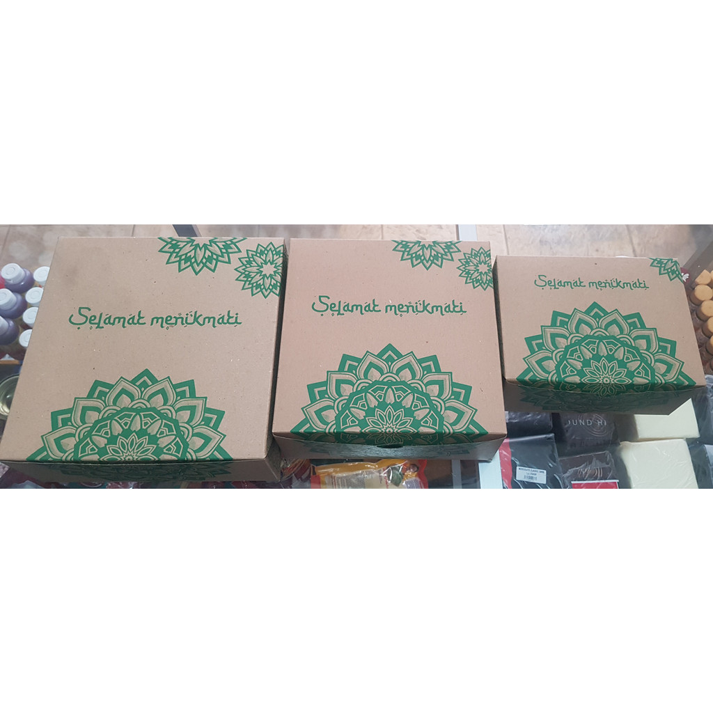 

Kotak Nasi Motif / Dus Nasi / Dus Snack / Kotak Snack / Mika Nasi @10pcs