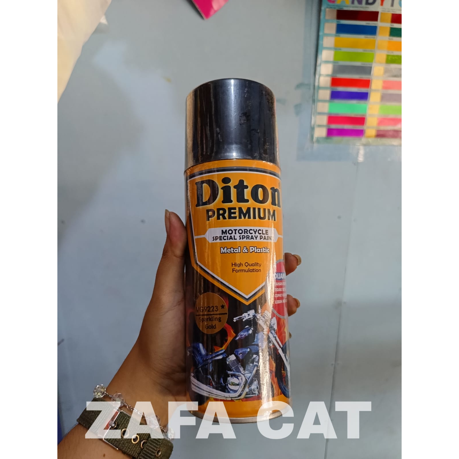 DITON PREMIUM Cat Semprot Metallic & Pearl- Sparkling Gold VG 9223* | ZAFA CAT