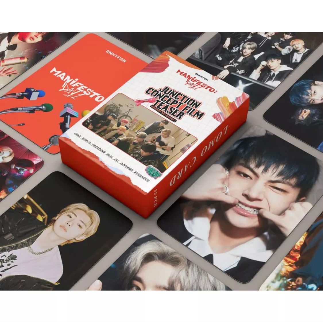 [kstuffind] ENHYPEN MANIFESTO DAY VER PHOTOCARD LOMO CARD PHOTO KARTU FOTO PC DAY ONE EN MURAH 54 PCS 54PCS