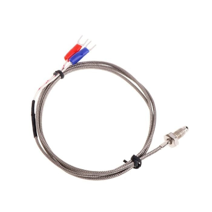 Probe K Type Thermocouple M6 2 meter Temperature Sensor 2m 0-400C