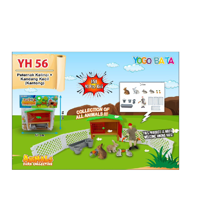 MAINAN MINIATUR PETERNAKAN ANIMAL FARM COLLECTION YH 56