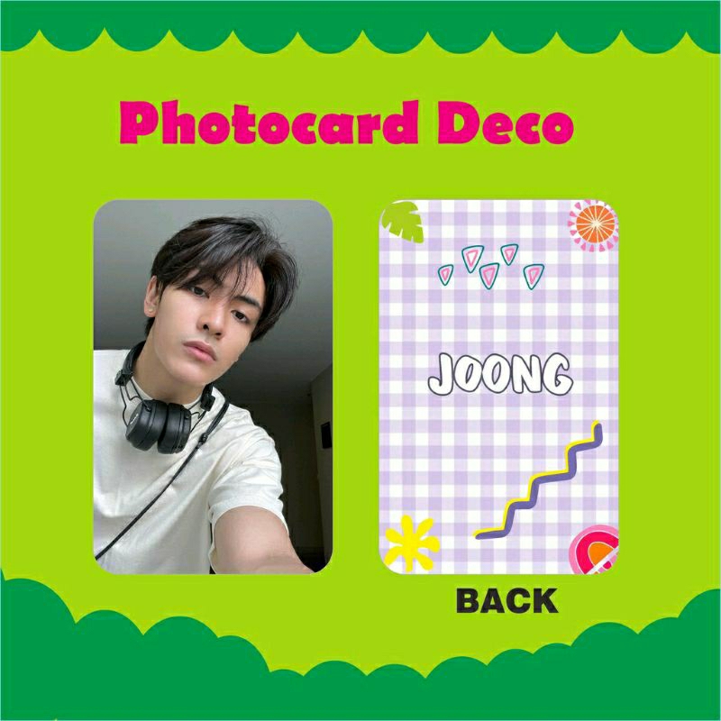 Photocard Joong Archen laminasi