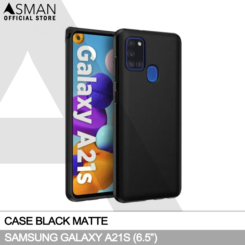 Ultraslim Samsung Galaxy A21s (6.5&quot;) | Soft Case Black Matte - Hitam