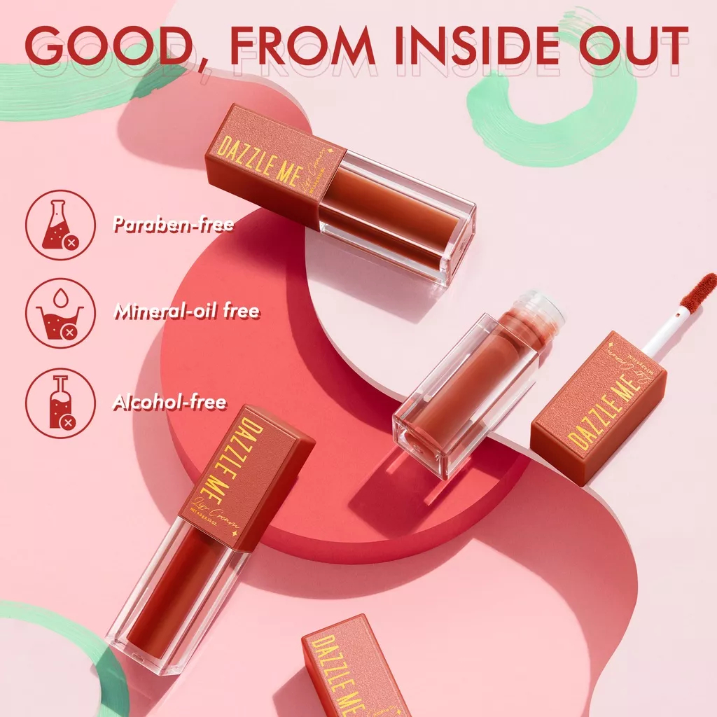 DAZZLE ME MOUSSE LIP CREAM - TERDAFTAR BPOM - LIP CREAM DAZZLE ME MURAH