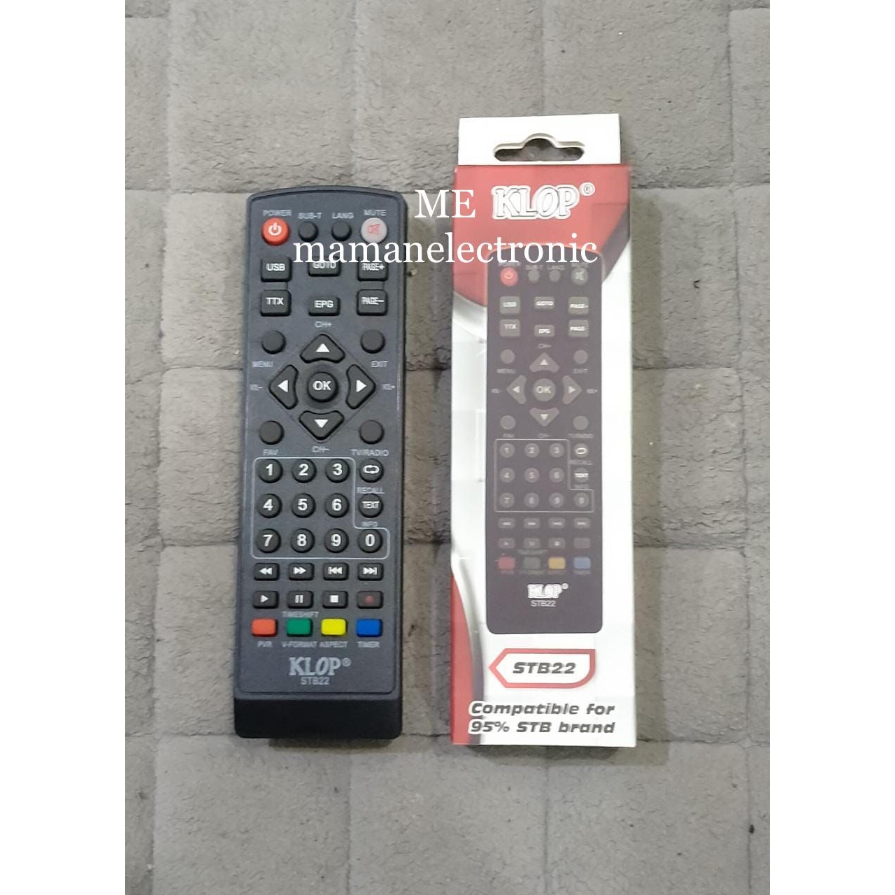 Remote Multi Set Top Box Klop