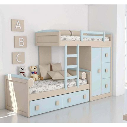 Ranjang Susun Anak Model Lemari Kayu Mahoni Plus MDF Finishing Cat Duco | Tempat Tidur Tingkat Anak 