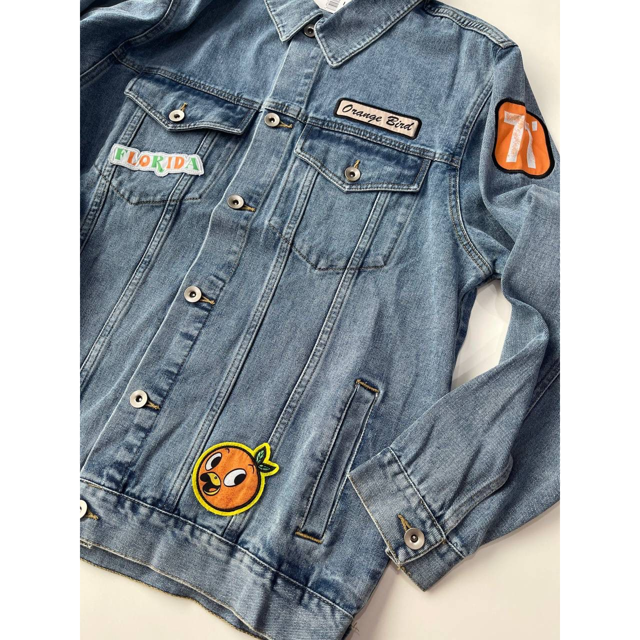 W*lt disney orange bird jacket denim