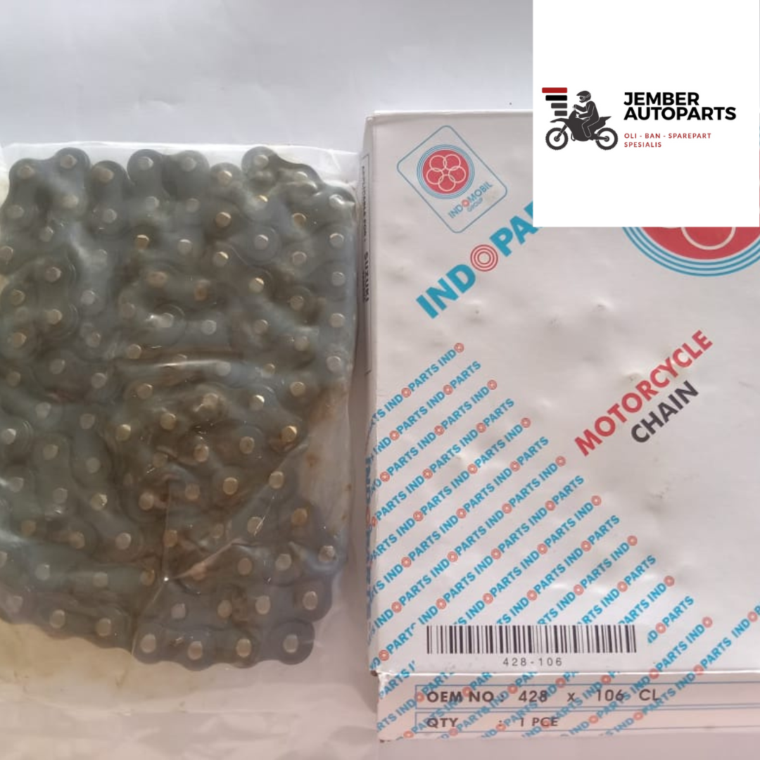 Rantai Motor Indopart/Indoparts 428-106 Motor NEW SUPRA FIT, REVO