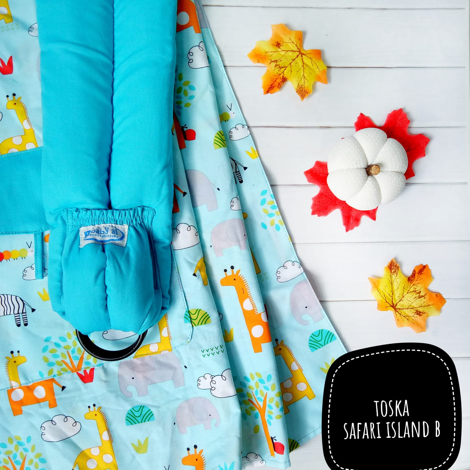 Gendongan Ring Sling Baby Al - Motif Safari Aneka Warna - Gendongan Bayi