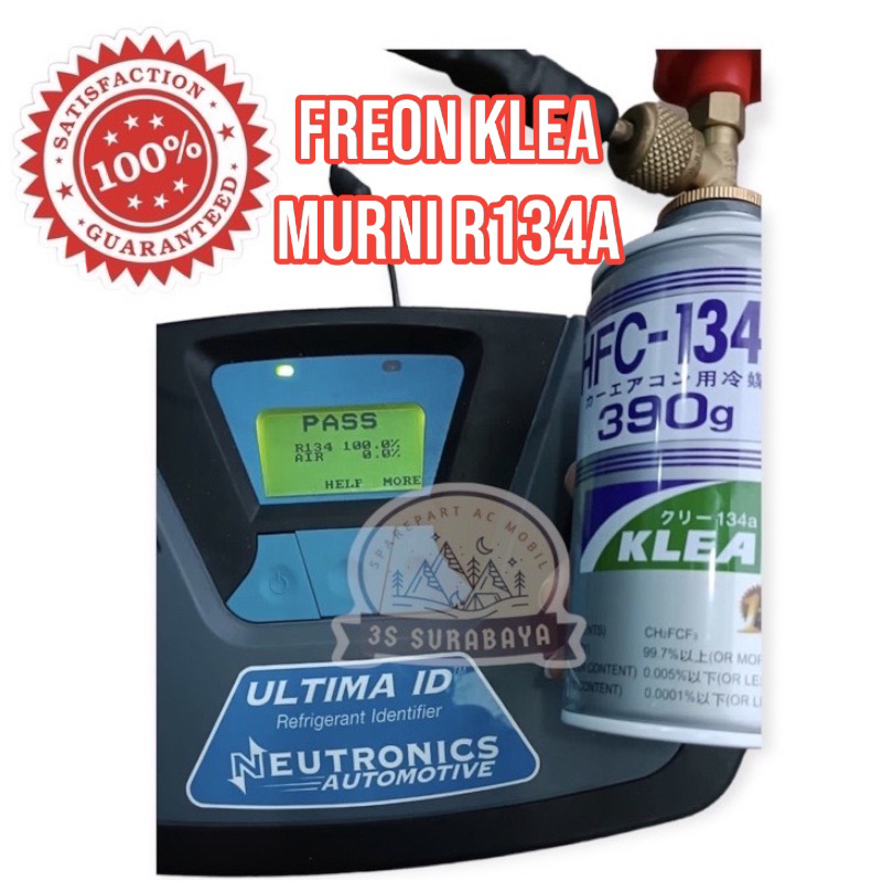 Freon Kaleng Klea Ineos R134 A Ac Mobil Kulkas Murni 100%!