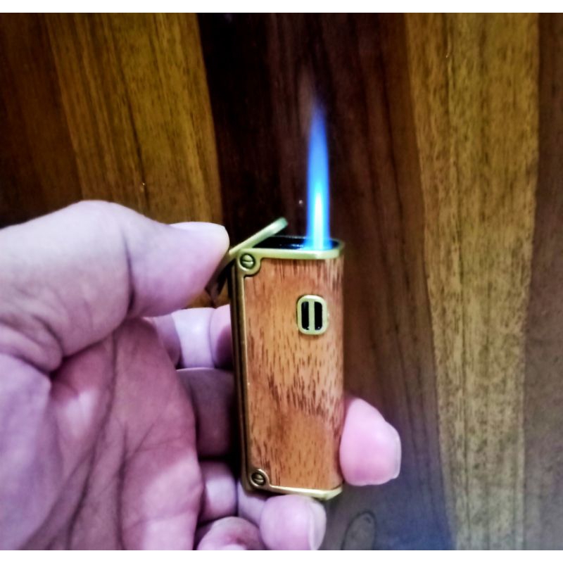 KOREK API LAS KLASIK MOTIF KAYU KOREK API GAS ISI ULANG