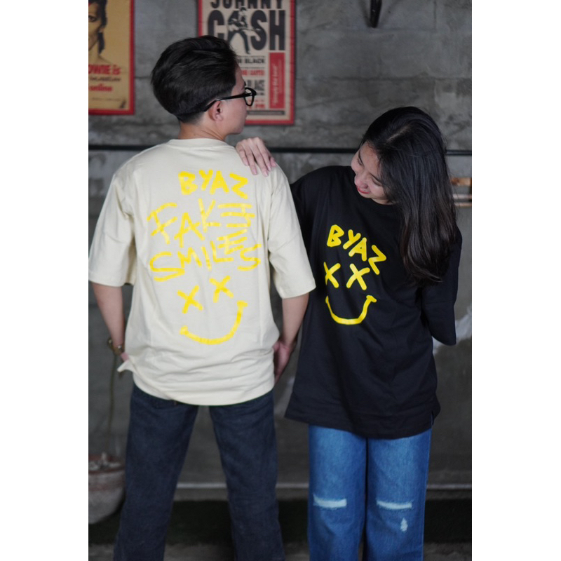 [OVERSIZE] T-shirt BYAZ Fake Smile