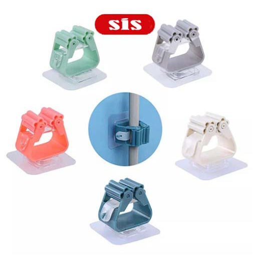 [𝐊𝐈𝐑𝐈𝐌 𝐂𝐄𝐏𝐀𝐓] Gantungan Hook Sapu Pel Tempel Dinding