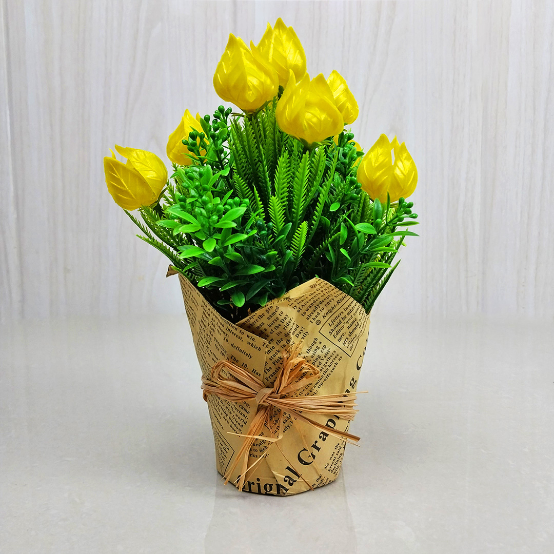 AND / COD / Pot Tanaman Bunga Hias Plastik Dekorasi Rumah Import Artificial Flower Murah PBP88