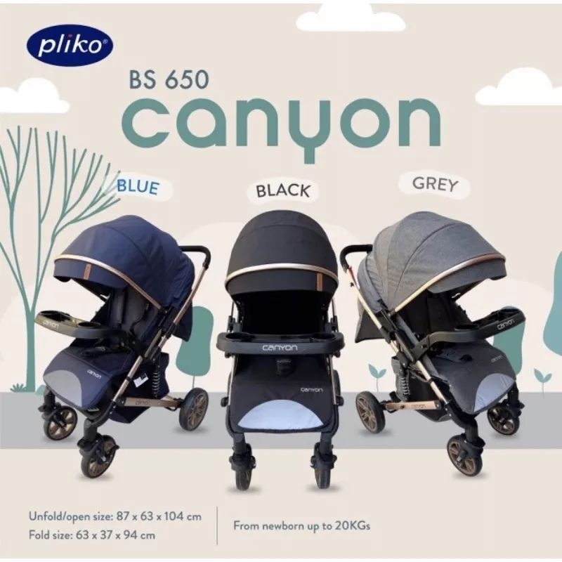 stroller pliko canyon bs 650