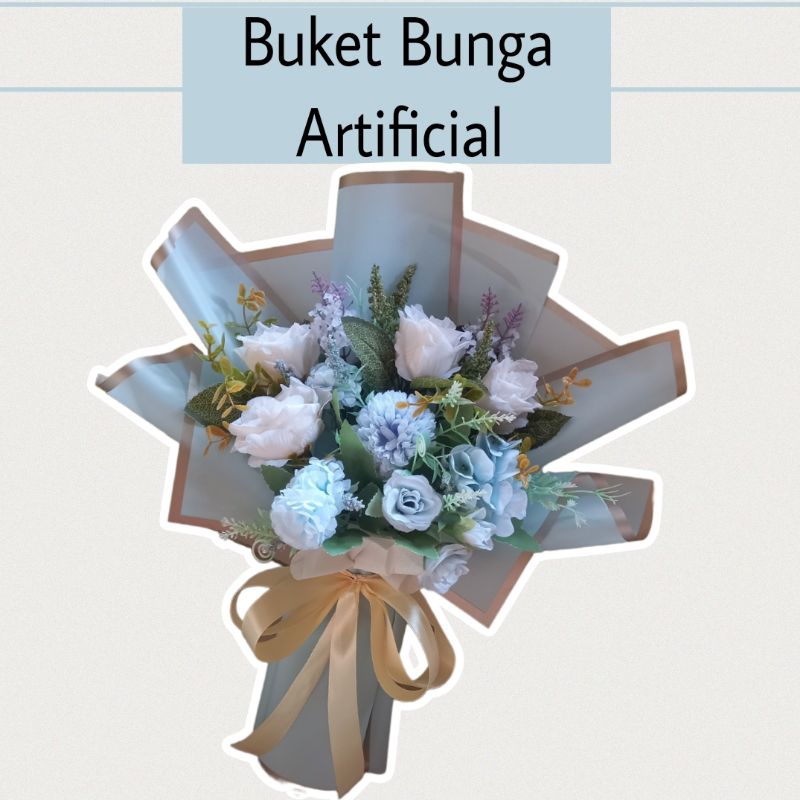 ☆Airensia07☆ BUKET BUNGA ARTIFICIAL HIDRANGEA MIX | Kado Wisuda/Ultah/Anniversary/dll || BUKET MURAH