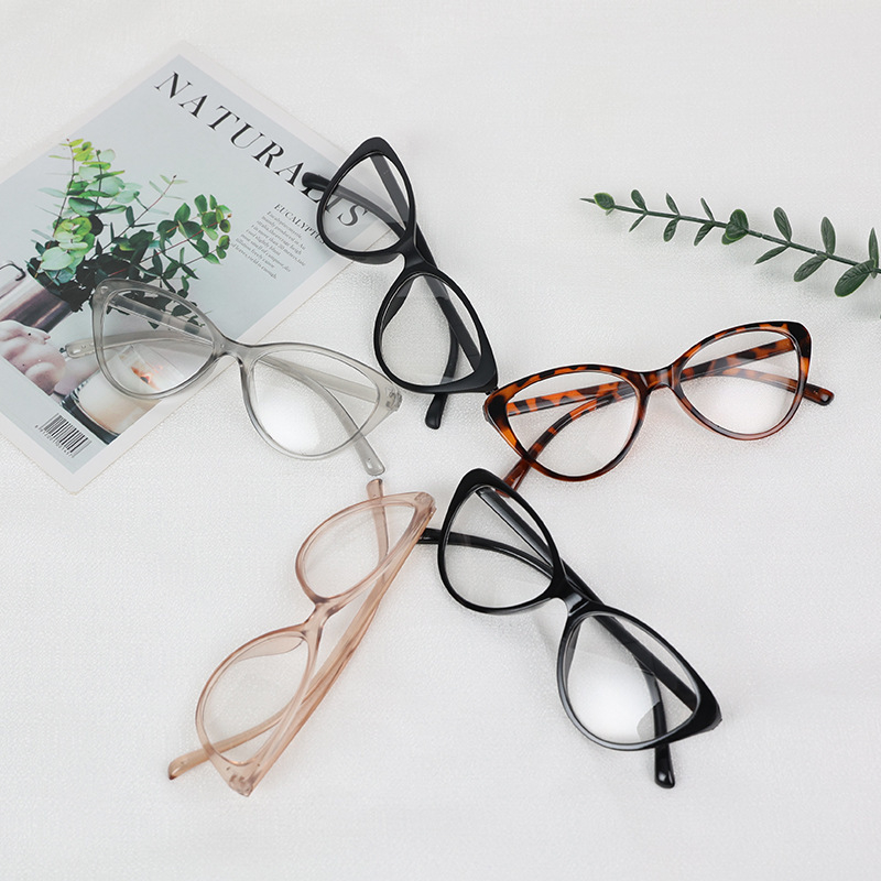 DOMMO - D6125 Kacamata Anti Radiasi F5538 / Kacamata Korea Wanita / Cat Eye Eyeglasses / Kacamata Wanita Gaya Retro / Kacamata Anti UV