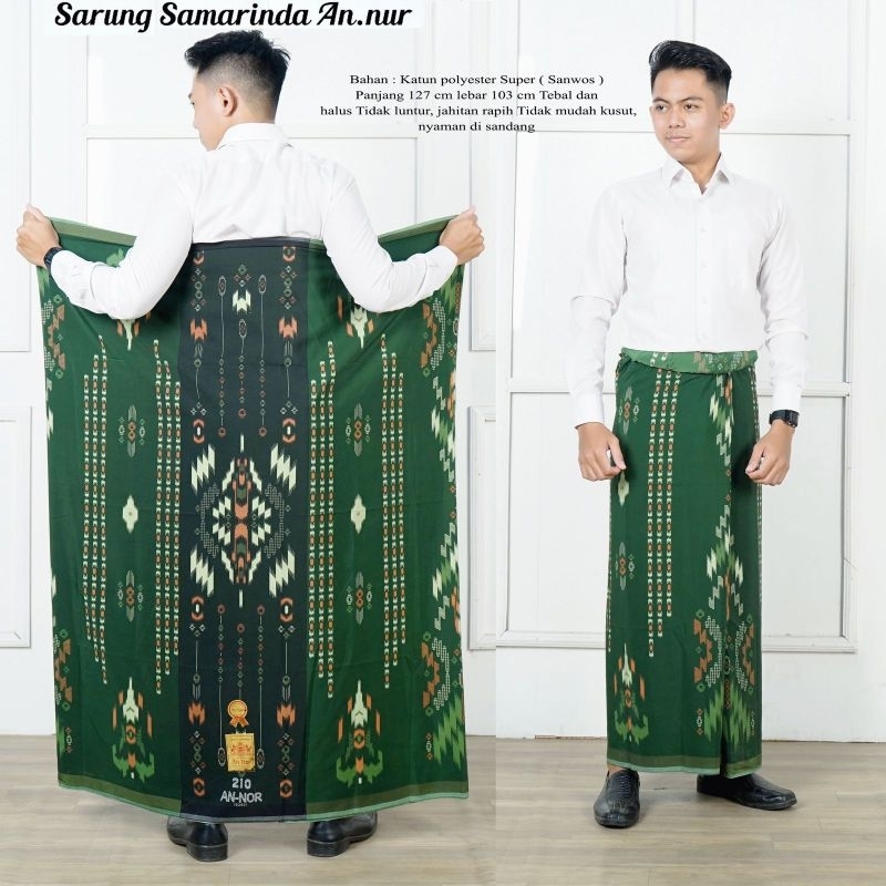 Aulia - Sarung Samarinda Annur 100℅ Asli Motif  Kecubung