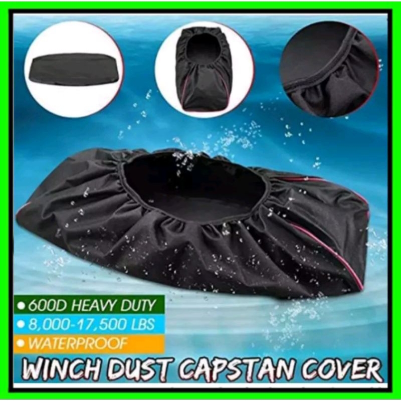cover winch universal anti air 8000lbs-13000lbs.sarung winch warn t-max. sarung winch tidur