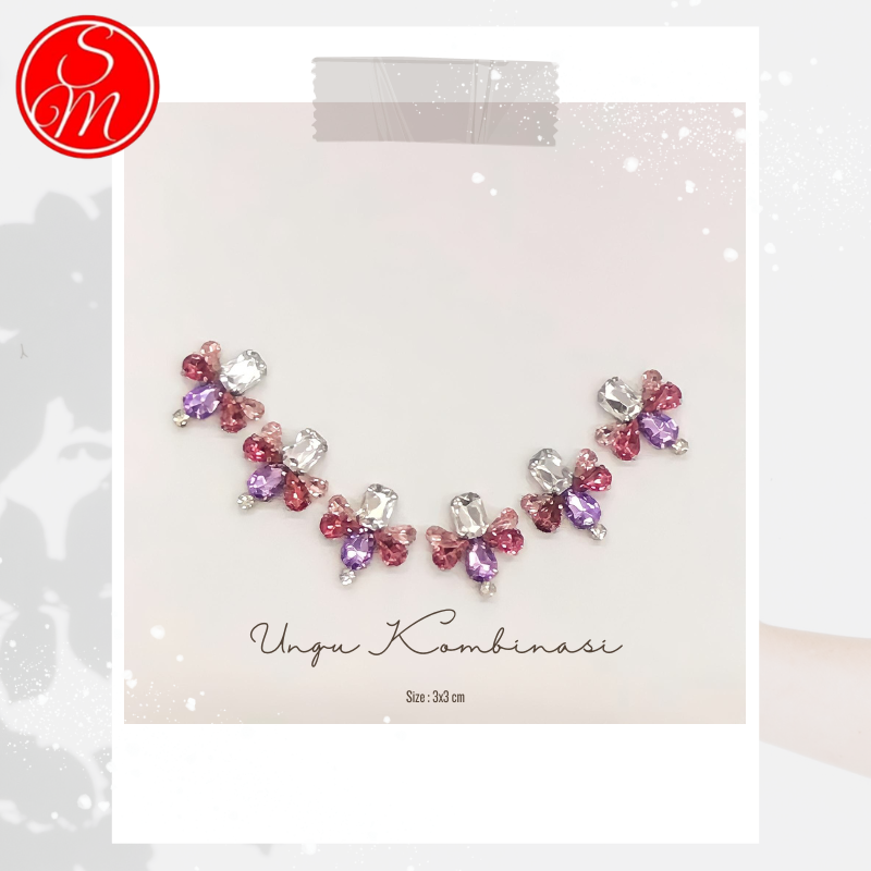 Payet Rangkai Leher Pinggang Lengan Jilbab Kaftan Instan/payet rangkai/mutira rangkai/payet leher/pa