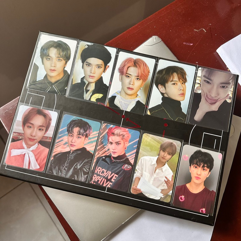 wts nct photocard stamp superhuman, regulate, empathy reality, mini brochure superm, super one, yizh