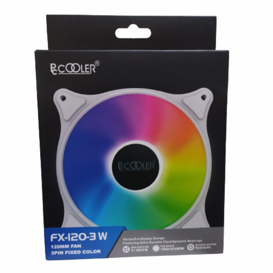 PCCOOLER Fan Casing 12Cm RGB PCCooler FX-120-3 White