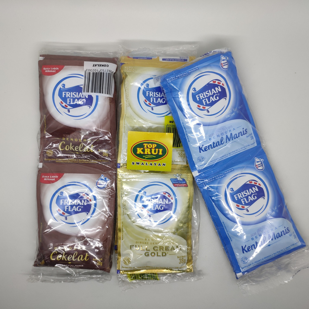 

Frisian Flag Bendera Kental Manis Sachet 6 pcs