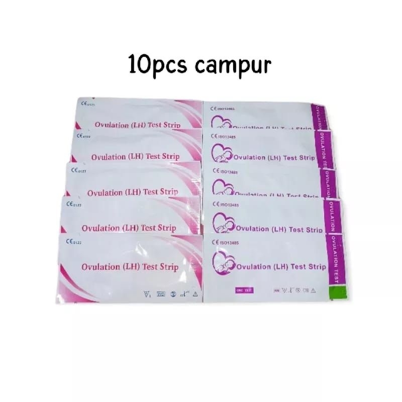 10pcs Tes Ovulasi / Masa Subur / Ovutest / LH Ovulation (mix)