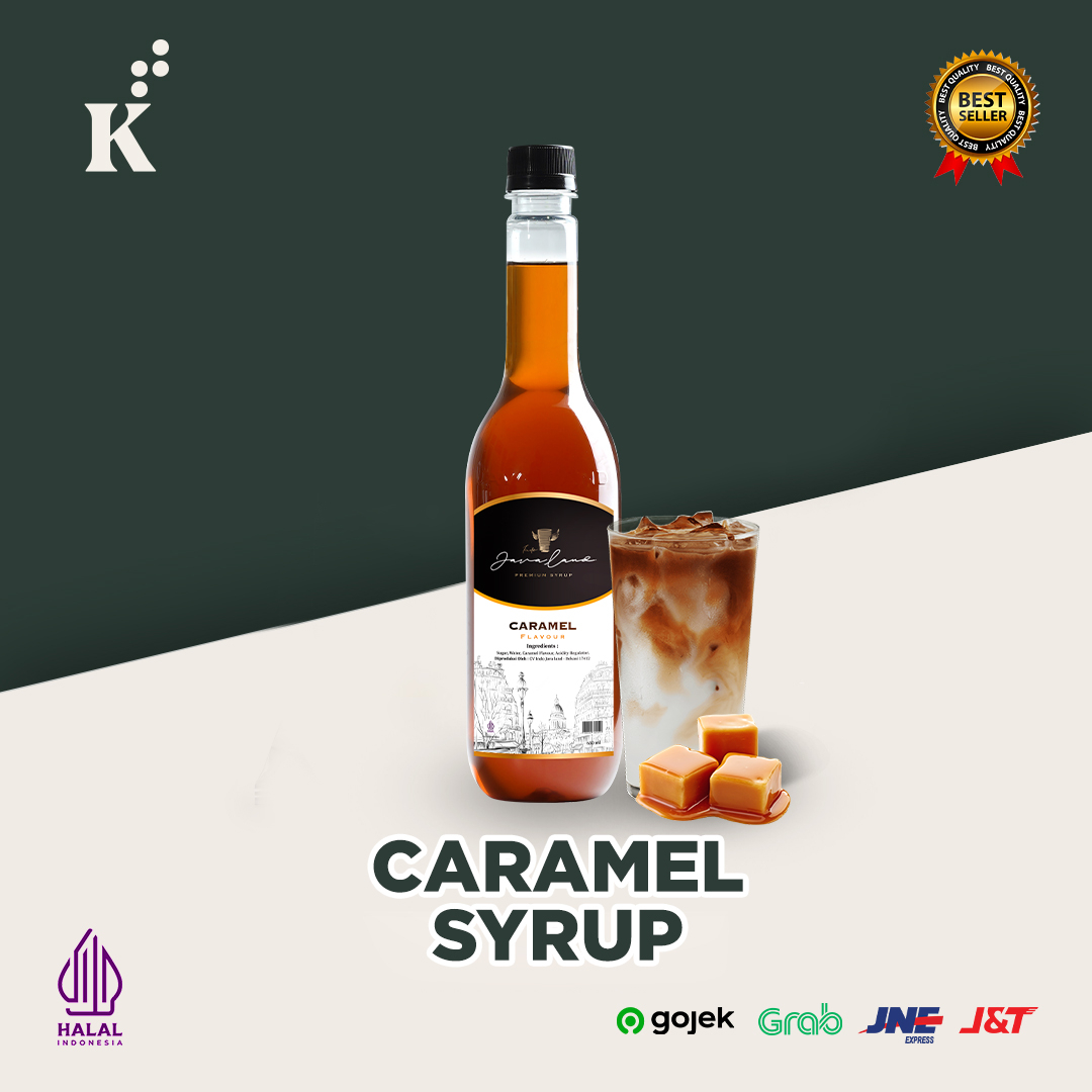 Syrup Premium Javaland Aneka rasa Caramel / Karamel 650 ml