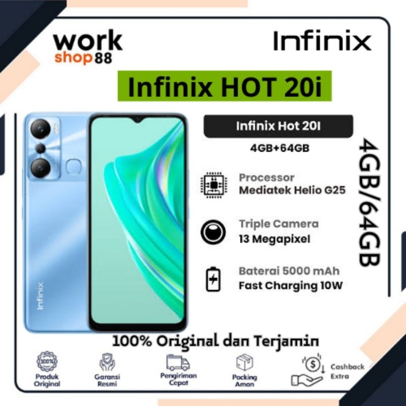 Second INFINIX HOT20i(4GB/64GB)✓