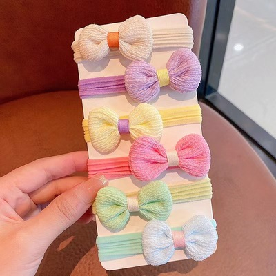 (ISI 6 PCS) Ikat Rambut Rosie / Kunciran Karet Anak Perempua Kualitas Import Gaya Korea Kuncir Wanita Balita kiosbalitaaprillia