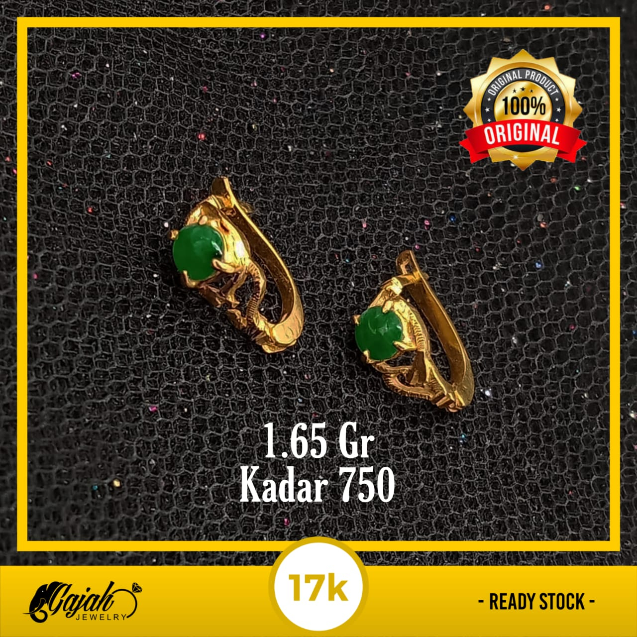 Anting Emas 17K - 1.65 Gr Kadar 750 - 5072