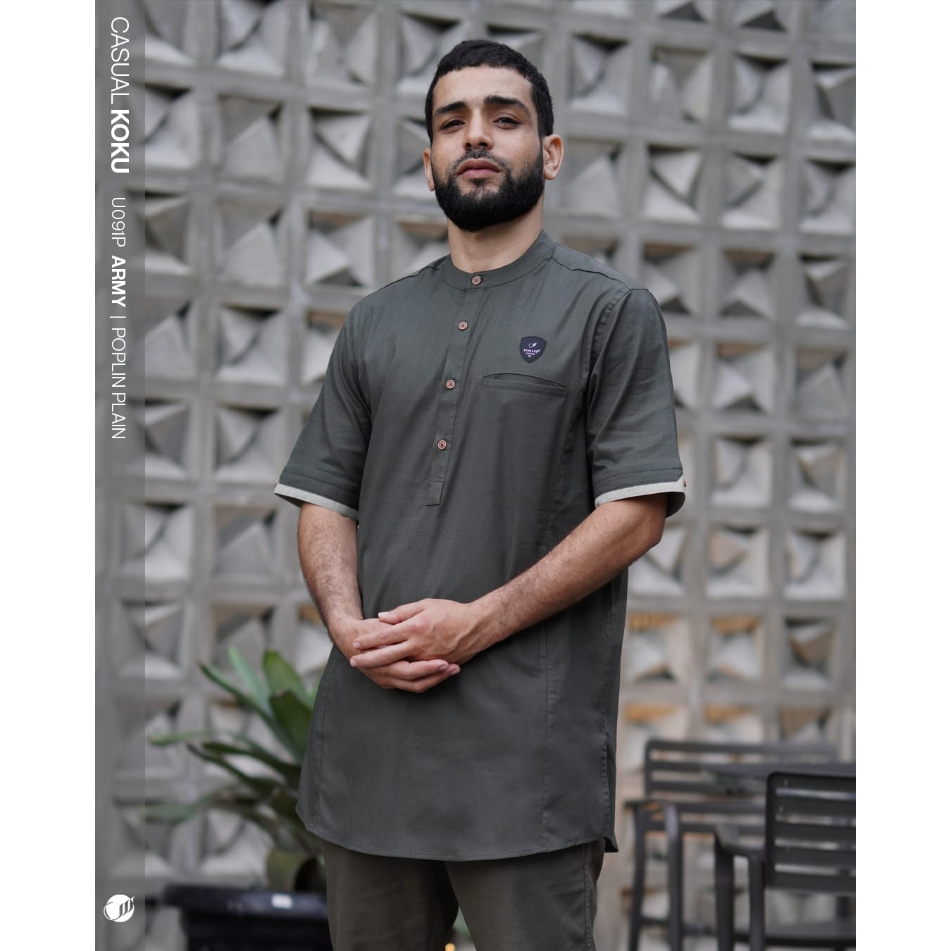 Samase KOKO Pria Dewasa - Koku Casual U091P Army