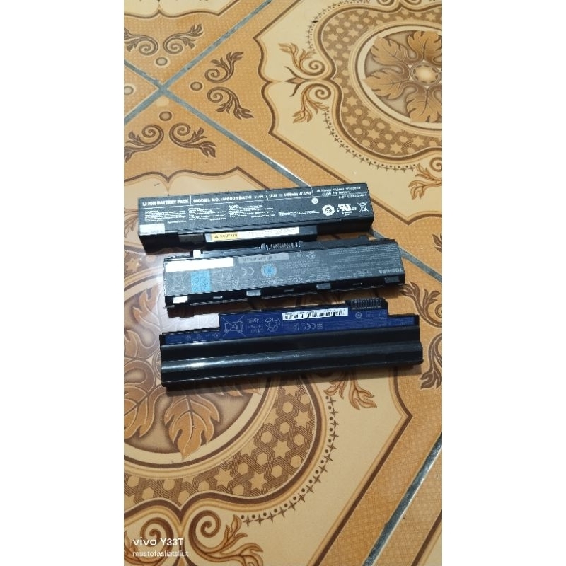baterai bekas laptop drop