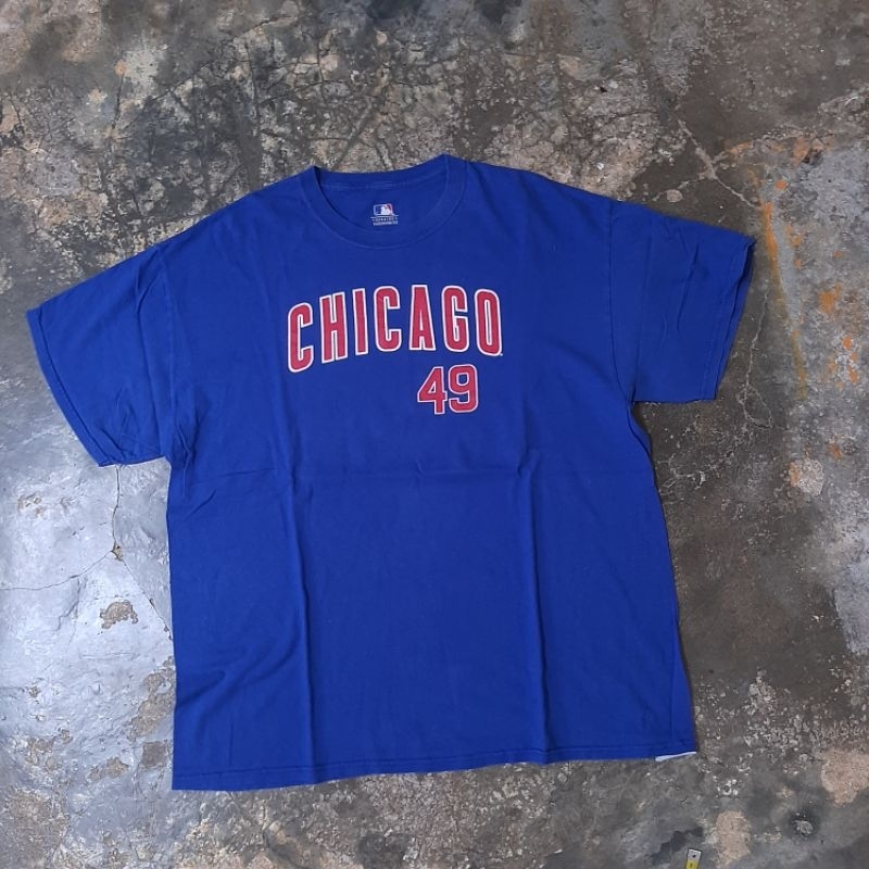 MLB ARRIETA 49 CHICAGO CUBS pitcher blue baseball t-shirt