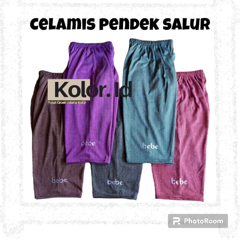 Celana Kolor Pendek Wanita | Celana Pendek Santai| Celana Pendek Celamis Leging