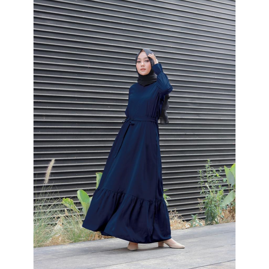 KYN Dress 07 - Dress Wanita Kekinian Bahan Wolfis Premium