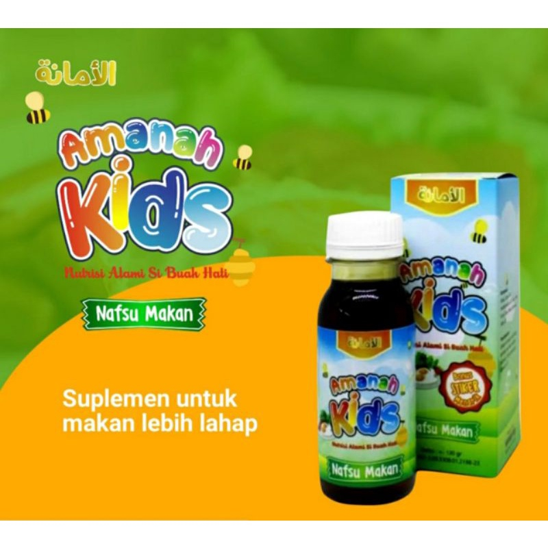 Madu Nafsu Makan Anak Amanah Kids