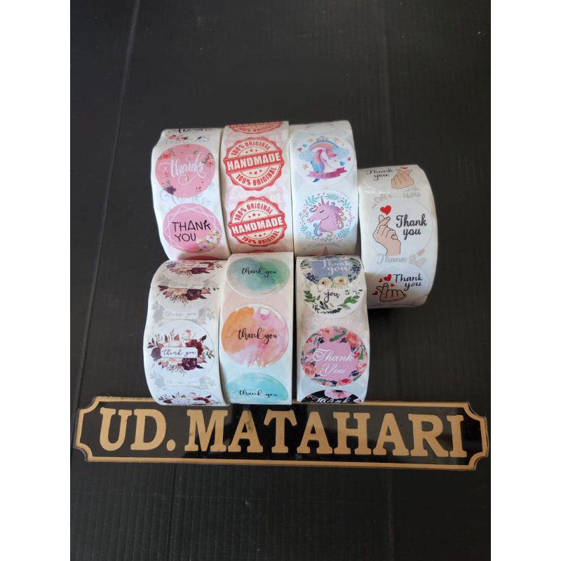 

Sticker Thanks You / Label Terimakasih isi 500pc/ stiker/ sticker