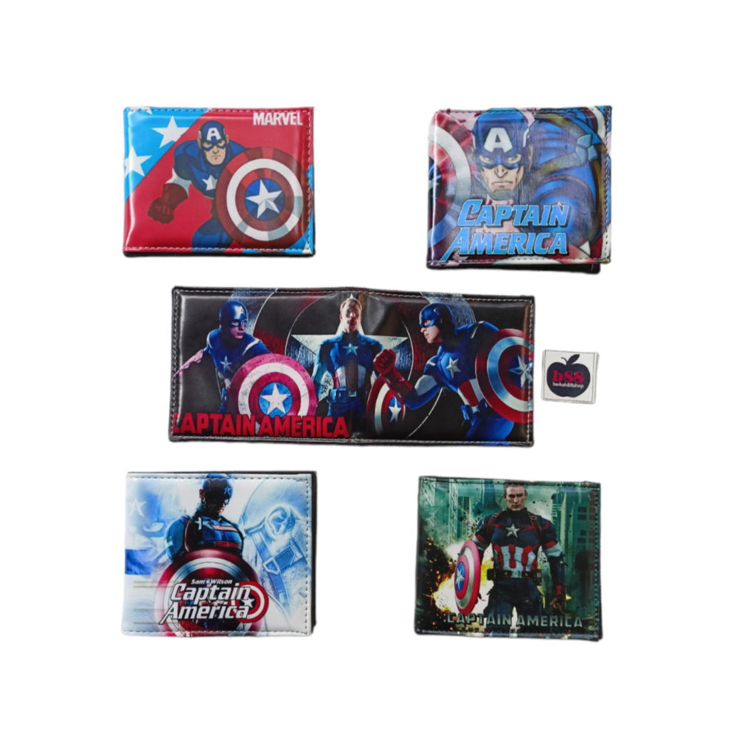 Dompet Anak Superhero Dompet Anak Kapten Amerika