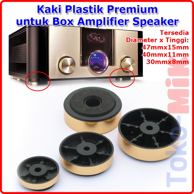 Kaki Plastik Premium Box Power Amplifier Equalizer Speaker