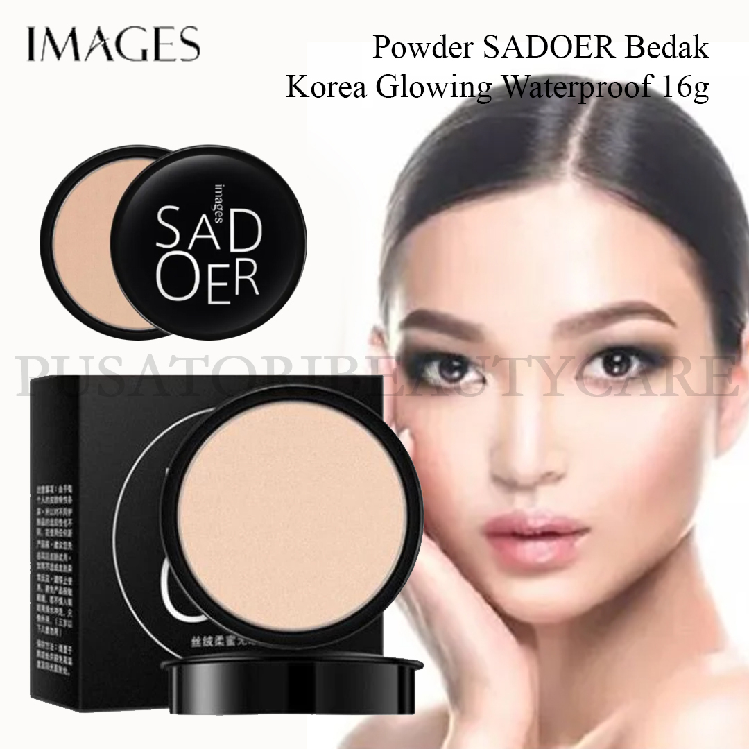 IMAGES Powder SADOER Bedak Korea Glowing Waterproof 16g