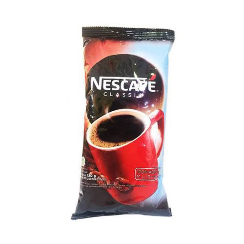 

Nescafe Classic Vending 120gr KARTONAN ISI 48pcs