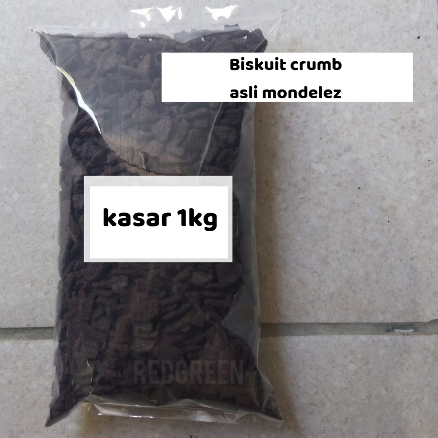 

Toping Crumble KASAR HALUS Ground Choc Crumb 1 Kg remahan PREMIUM