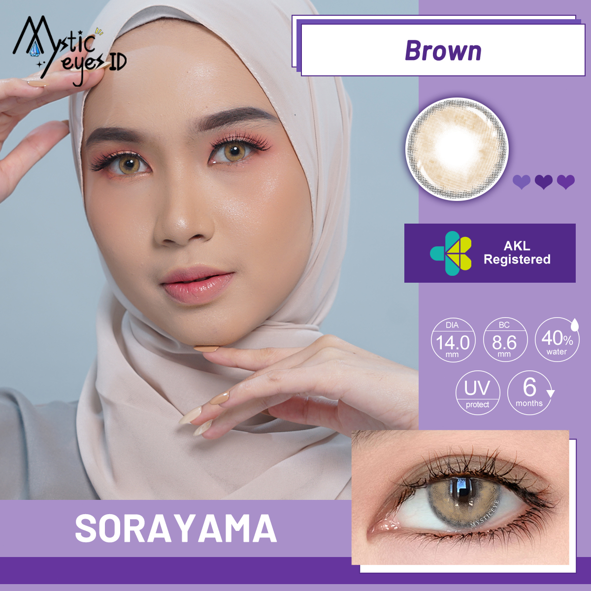 [✅COD] MYSTICEYES SOFTLENS NATURAL SET LENSA KONTAK NORMAL COLOR CONTACT LENS