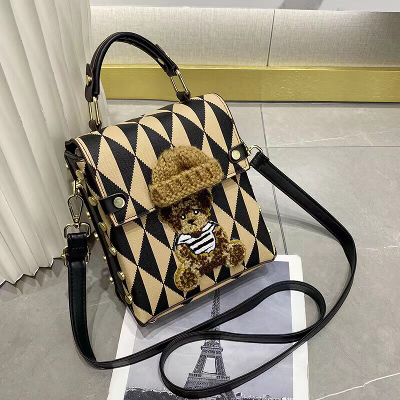 SG2190 syafniegalery tas selempang import gambar boneka