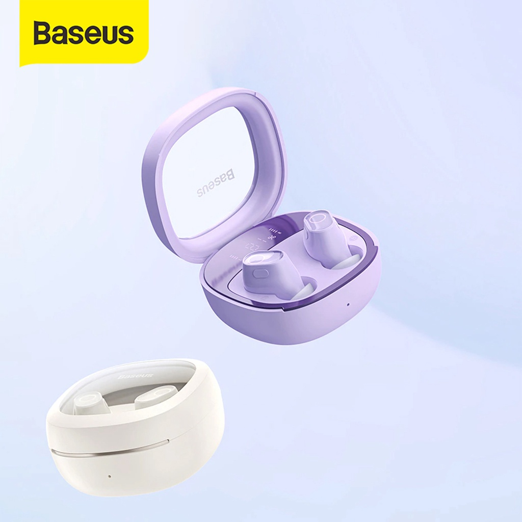 [ORI REAL STOCK]BASEUS WM02 plus TRUE WIRELESS BLUETOOTH EARPHONE MINI EARBUDS TWS -v5.3