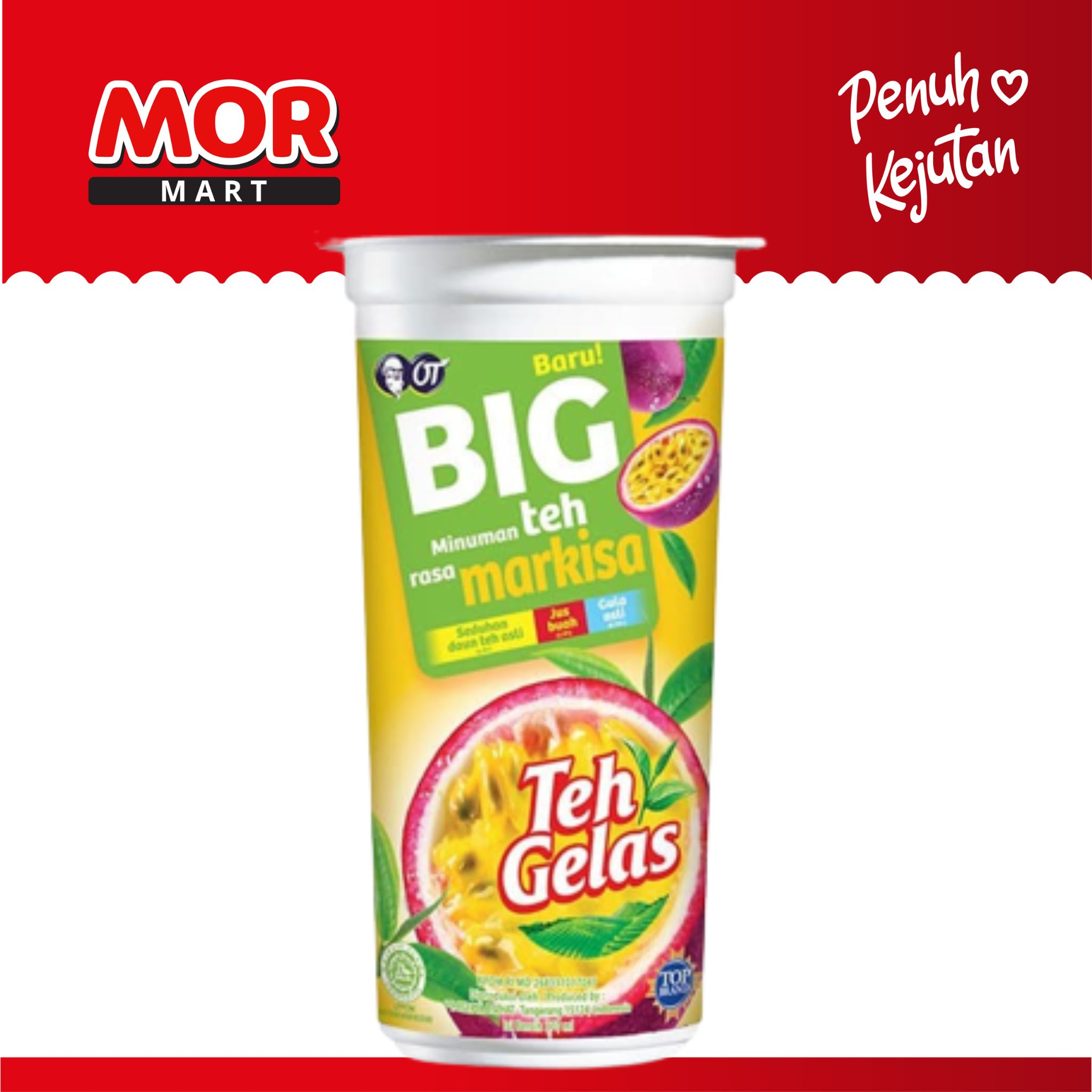 TEH GELAS Markisa Big Cup Teh Manis 270 ml
