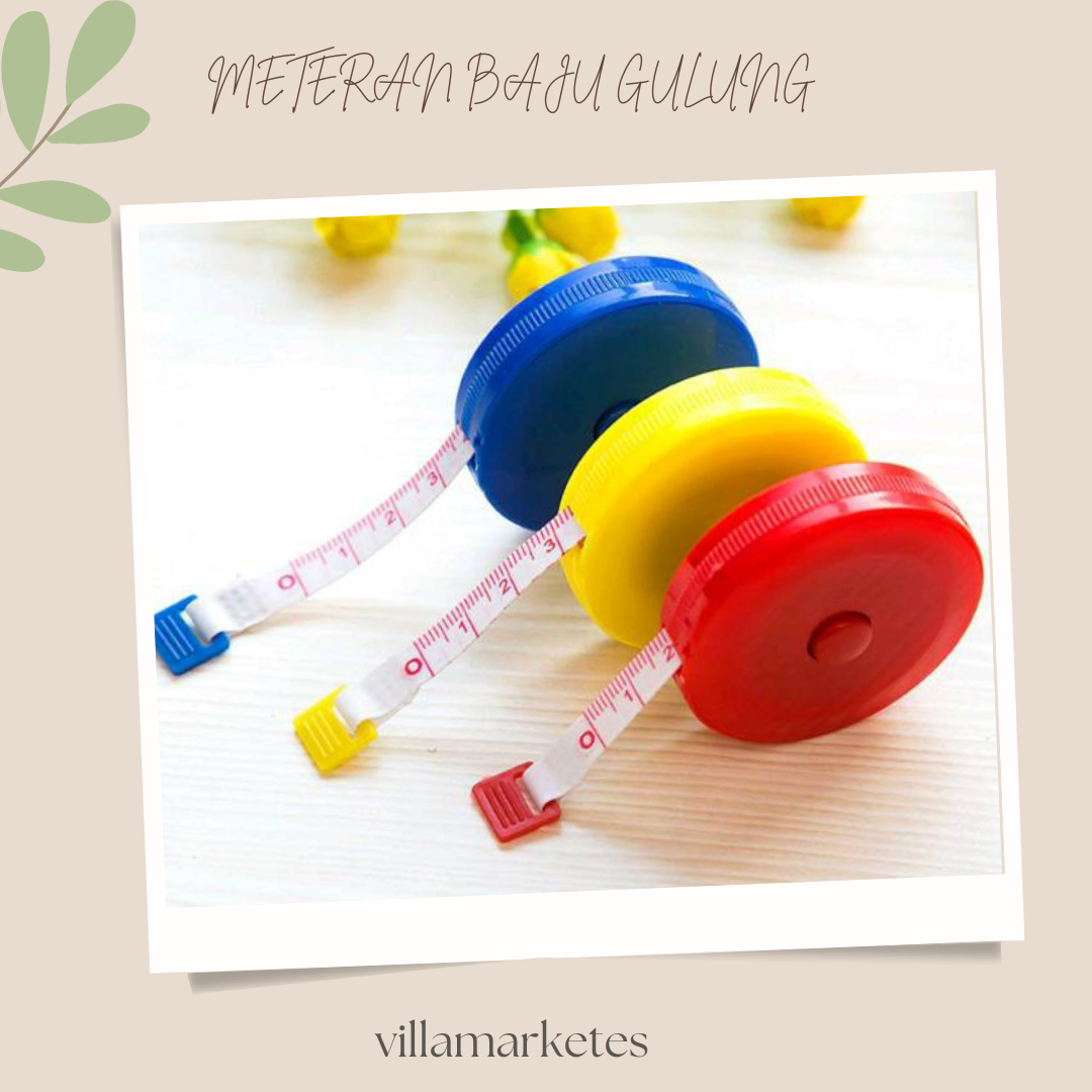 ✨Trend✔️Meteran Badan / Meteran Jahit Baju/meteran rol gulung alat pengukur tinggi badan ukur baju l