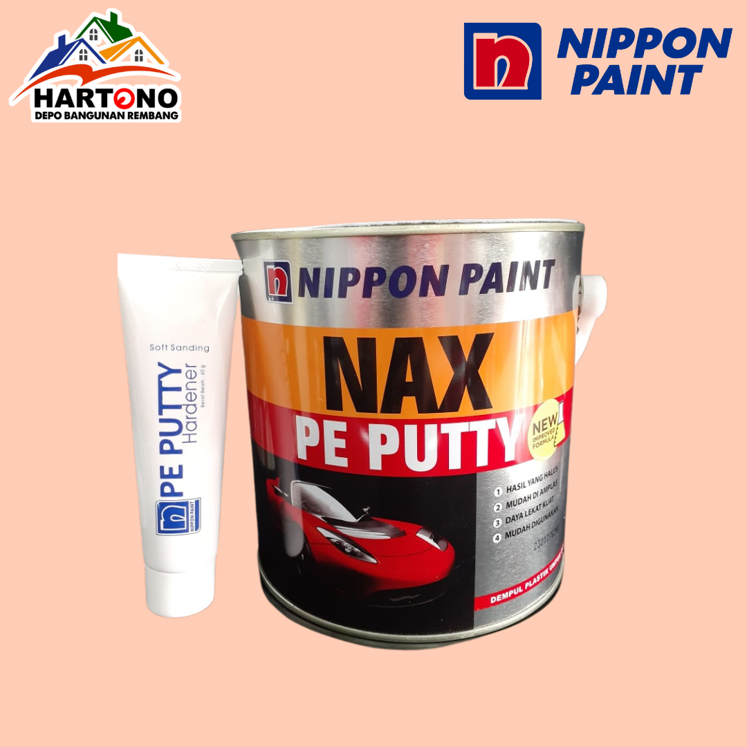 NIPPON NAX PE PUTTY -3KG- CAT DEMPUL MOBIL NIPPON PAINT